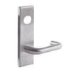 L9026J-03N-630 Schlage L Series Exit Lock with Cylinder Commercial Mortise Lock with 03 Cast Lever Design Prepped for FSIC in Satin Stainless Steel