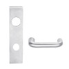 L9026J-03L-626 Schlage L Series Exit Lock with Cylinder Commercial Mortise Lock with 03 Cast Lever Design Prepped for FSIC in Satin Chrome