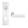L9026L-01N-625 Schlage L Series Less Cylinder Exit Lock with Cylinder Commercial Mortise Lock with 01 Cast Lever Design in Bright Chrome