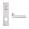 L9026L-01N-629 Schlage L Series Less Cylinder Exit Lock with Cylinder Commercial Mortise Lock with 01 Cast Lever Design in Bright Stainless Steel