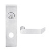 L9026L-06N-626 Schlage L Series Less Cylinder Exit Lock with Cylinder Commercial Mortise Lock with 06 Cast Lever Design in Satin Chrome