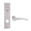 L9026L-12L-630-RH Schlage L Series Less Cylinder Exit Lock with Cylinder Commercial Mortise Lock with 12 Cast Lever Design in Satin Stainless Steel