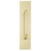 8302-8-US4-4x16 IVES Architectural Door Trim 4x16 Inch Pull Plate in Satin Brass