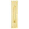 8302-10-US3-4x16 IVES Architectural Door Trim 4x16 Inch Pull Plate in Bright Brass