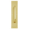 8303-8-US4-3-5x15 IVES Architectural Door Trim 3.5x15 Inch Pull Plate in Satin Brass