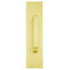 8305-6-US3-6x16 IVES Architectural Door Trim 6x16 Inch Pull Plate in Bright Brass