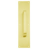 8305-10-US3-4x16 IVES Architectural Door Trim 4x16 Inch Pull Plate in Bright Brass
