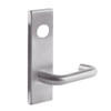 L9080R-03N-630 Schlage L Series Storeroom Commercial Mortise Lock with 03 Cast Lever Design and Full Size Core in Satin Stainless Steel