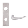 L9080R-OME-N-630 Schlage L Series Storeroom Commercial Mortise Lock with Omega Lever Design and Full Size Core in Satin Stainless Steel