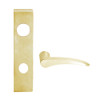L9453R-12L-606-RH Schlage L Series Entrance with Deadbolt Commercial Mortise Lock with 12 Cast Lever and Full Size Core in Satin Brass