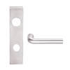 L9480R-02L-629 Schlage L Series Storeroom with Deadbolt Commercial Mortise Lock with 02 Cast Lever and Full Size Core in Bright Stainless Steel