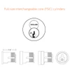 L9050R-02A-630, Schlage Entrance / Office, Mortise Lock, 02 Lever, A Rose, FSIC Prep, Satin Stainless Steel Finish