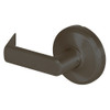 QCL230E613FR4118F Stanley QCL200 Series Cylindrical Passage Lock with Sierra Lever in Oil Rubbed Bronze Finish