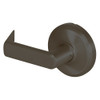 QCL230E613NR8FLS Stanley QCL200 Series Cylindrical Passage Lock with Sierra Lever in Oil Rubbed Bronze Finish