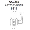 QCL235E605FS4NOS Stanley QCL200 Series Cylindrical Communicating Lock with Sierra Lever in Bright Brass