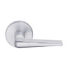 L9485L-05A-626-LH Schlage L Series Less Cylinder Faculty Restroom Commercial Mortise Lock with 05 Cast Lever Design in Satin Chrome