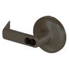 QCL271E613NOLFLSLC Stanley QCL200 Series Less Cylinder Storeroom Lock with Sierra Lever Prepped for SFIC in Oil Rubbed Bronze Finish