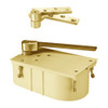 27-105S-CWF-LH-605 Rixson 27 Series Heavy Duty 3/4" Offset Hung Floor Closer in Bright Brass Finish