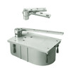 127-90S-LFP-LH-619 Rixson 27 Series Heavy Duty 3/4" Offset Hung Floor Closer in Satin Nickel Finish