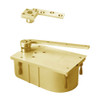 427-90N-RH-606 Rixson 427 Series Heavy Duty 3/4" Offset Hung Floor Closer in Satin Brass Finish