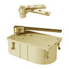 27-85N-1-1-2OS-LH-606 Rixson 27 Series Heavy Duty 1-1/2" Offset Hung Floor Closer in Satin Brass Finish