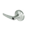 QCL250A619NR4FLSLC Stanley QCL200 Series Less Cylinder Entrance Lock with Slate Lever in Satin Nickel Finish