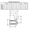 Olympus DCR1-KD-US3 R Series Keyed Different Reversible Cam Lock in Bright Brass