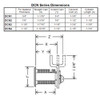 Olympus DCN1-KA103-26D N Series Keyed Alike Reversible Cam Lock in Satin Chrome