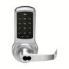 SI-AU-NTB610-NR-626 Yale NexTouch Pushbutton Keypad Access Lock Schlage LFIC Less Core with Augusta Lever in Satin Chrome