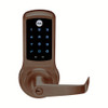 AU-NTB620-NR-613E Yale NexTouch Capacitive Touchscreen Access Lock with Augusta Lever in Dark Oxidized Satin Bronze