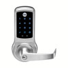 AU-NTB620-NR-626-2802 Yale NexTouch Capacitive Touchscreen Access Lock Schlage C Keyway with Augusta Lever in Satin Chrome