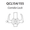 QCL154E625NOL478SSC Stanley QCL100 Series Schlage C Keyway Cylindrical Corridor Lock with Sierra Lever in Bright Chrome