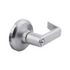 QCL160E626R8118FSC Stanley QCL100 Series Schlage C Keyway Cylindrical Classroom Lock with Sierra Lever in Satin Chrome Finish