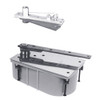 28-105N-554-LH-625 Rixson 28 Series Heavy Duty Single Acting Center Hung Floor Closer with Concealed Arm in Bright Chrome Finish