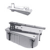 PH28-90S-554-LH-625 Rixson 28 Series Heavy Duty Single Acting Center Hung Floor Closer with Concealed Arm in Bright Chrome Finish