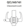 QCL161M625FR4118FBF Stanley QCL100 Series Ansi Strike Best F Keyway Classroom Lock with Summit Lever Prepped for SFIC in Bright Chrome