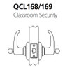 QCL169M613S5478SLC Stanley QCL100 Series Less Cylinder Classroom Security Lock with Summit Lever Prepped for SFIC in Oil Rubbed Bronze