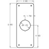 RP-13509-630 Don Jo Remodeler Plate Dimensional View