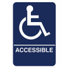 HS-9070-06 Don Jo ADA Sign in Blue Color