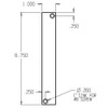 EF-161-TG-PC Don Jo Filler Plate Dimensional View