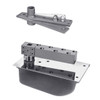 EH28-85N-587-2W-LH-626 Rixson 28 Series Power Transfer Heavy Duty Single Acting Center Hung Floor Closer in Satin Chrome Finish