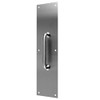 7110-630 Don Jo Pull Plates with Cast Pull in Satin Stainless Steel Finish