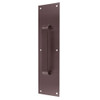 7037-613 Don Jo Pull Plates with Half Round in Oil Rubbed Bronze Finish