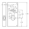 17-PB-CW Don Jo Wrap-Around Plate Dimensional View