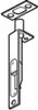 Don Jo - 1640 Flush Bolt for Wood Door, Satin Chrome