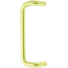 1160-605 Don Jo Offset Door Pull in Bright Brass Finish