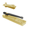 5013NBC-SC-LH-606 Rixson 50 Series Single Acting Center Hung Shallow Depth Floor Closers in Satin Brass Finish