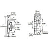 6216-DS-12VDC-US32D Von Duprin Electric Strike for Mortise Locksets in Satin Stainless Steel Finish