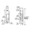 6212-DS-12VDC-US32D Von Duprin Electric Strike for Mortise or Cylindrical Locksets in Satin Stainless Steel Finish