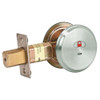 QDB285-619-S4-NOS Stanley QDB200 Series Indicator Standard Duty Auxiliary Deadbolt Lock in Satin Nickel Finish